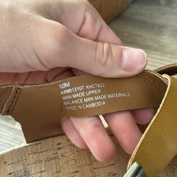 Kork-Ease Korks Nova Comfort Wedge Sandals Mustard Yellow Women’s 10M - Picture 7 of 7